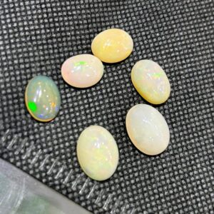 Premium Australian Water Opals 6pcs – Natural & Genuine