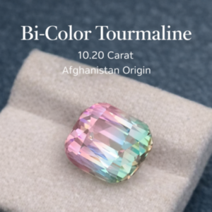 Bi colour tourmaline