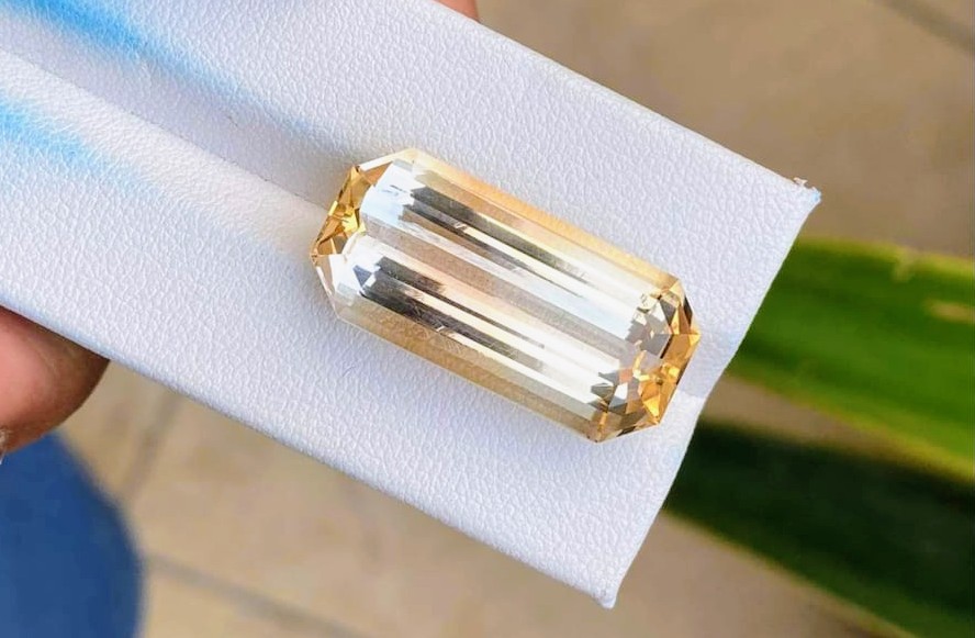 Natural Orange-Brown Katlang Topaz