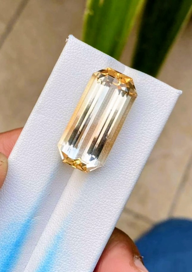 Natural Orange-Brown Katlang Topaz - Image 3