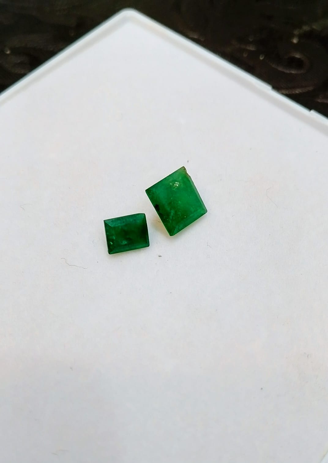 Elegant Pair of 3.5 Ct Natural Swat Emerald - Image 6