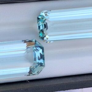 Stunning Natural Aquamarine Pair