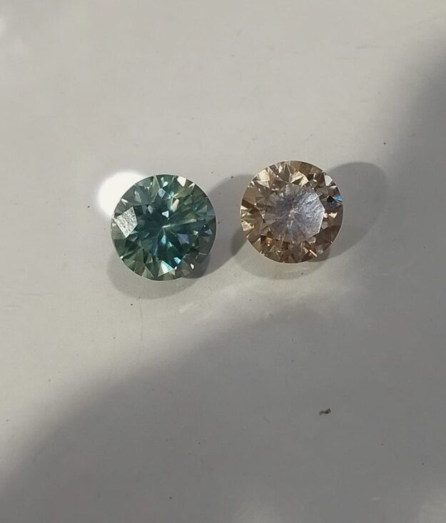 Brilliant Pair of Moissanite