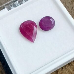Natural Ruby Pair