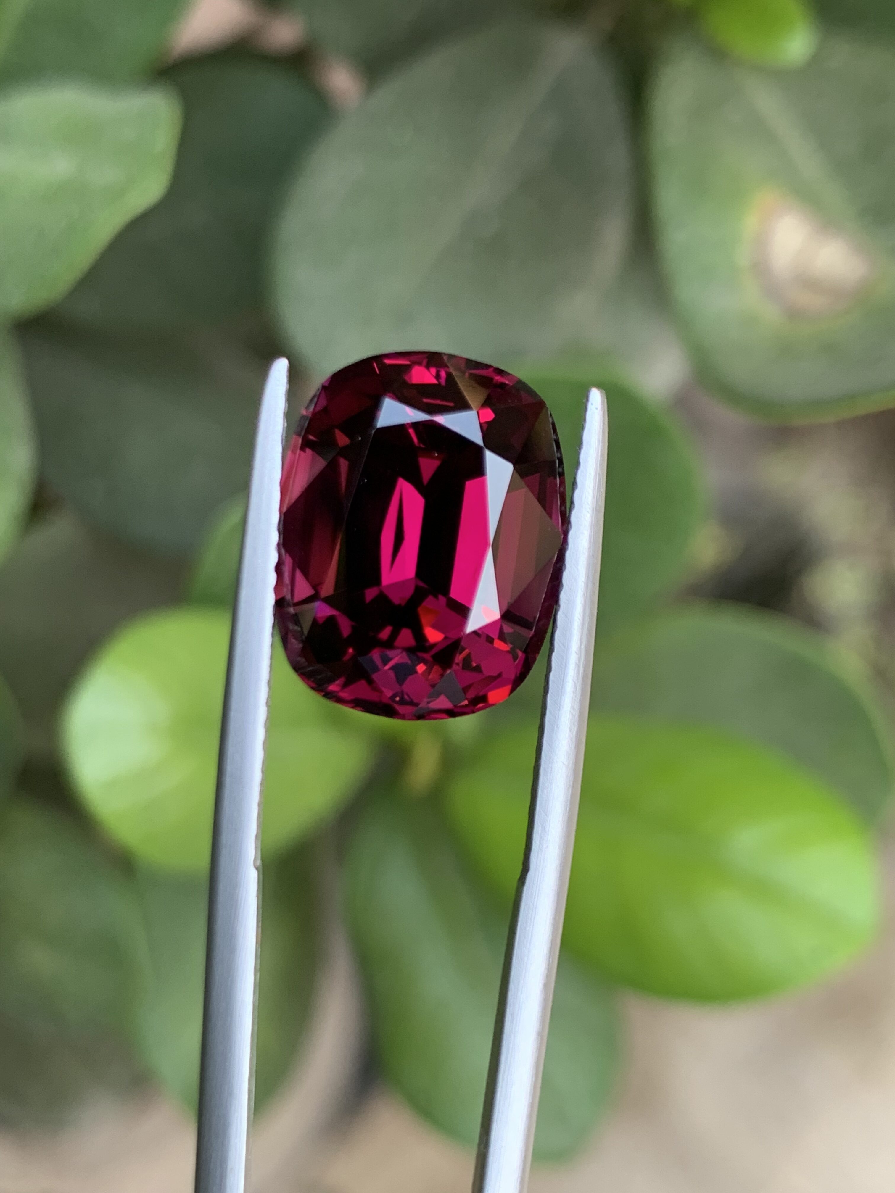 Royal purple-red elahera umbalite Garnet - Image 4
