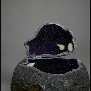 AMETHYST FROM URUGUAY & CALCITE GIANT GEODE