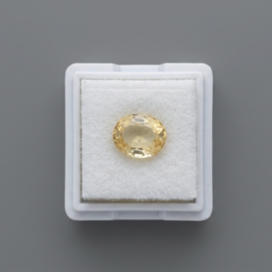 Natural Ceylon Yellow Sapphire Stone.