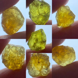 18.65ct Natural Mali Garnet Raw Rough (4-Piece Lot)