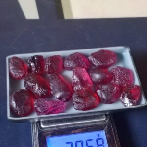 Natural Rose Garnet Rough – 39.58 g – Tanzania Origin