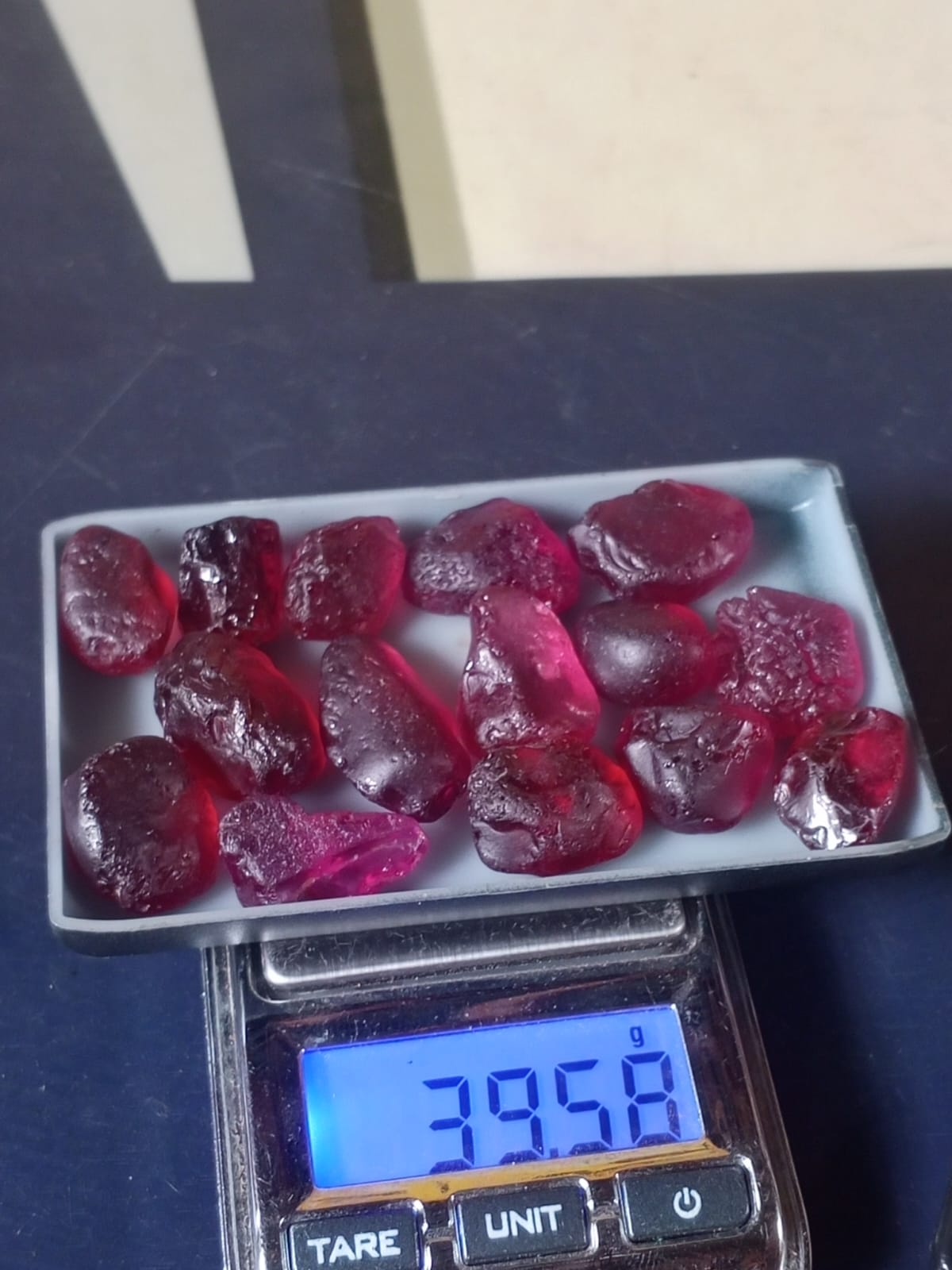 Natural Rose Garnet Rough – 39.58 g – Tanzania Origin