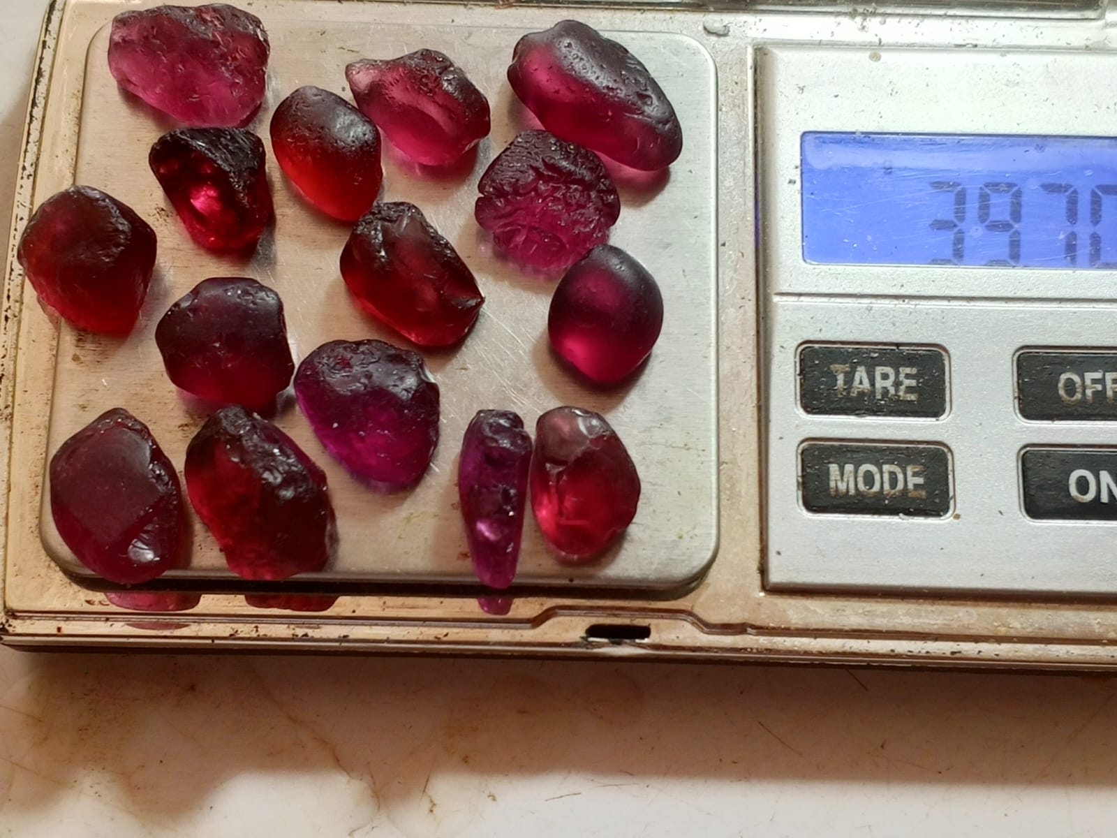 Natural Rose Garnet Rough – 39.58 g – Tanzania Origin - Image 3