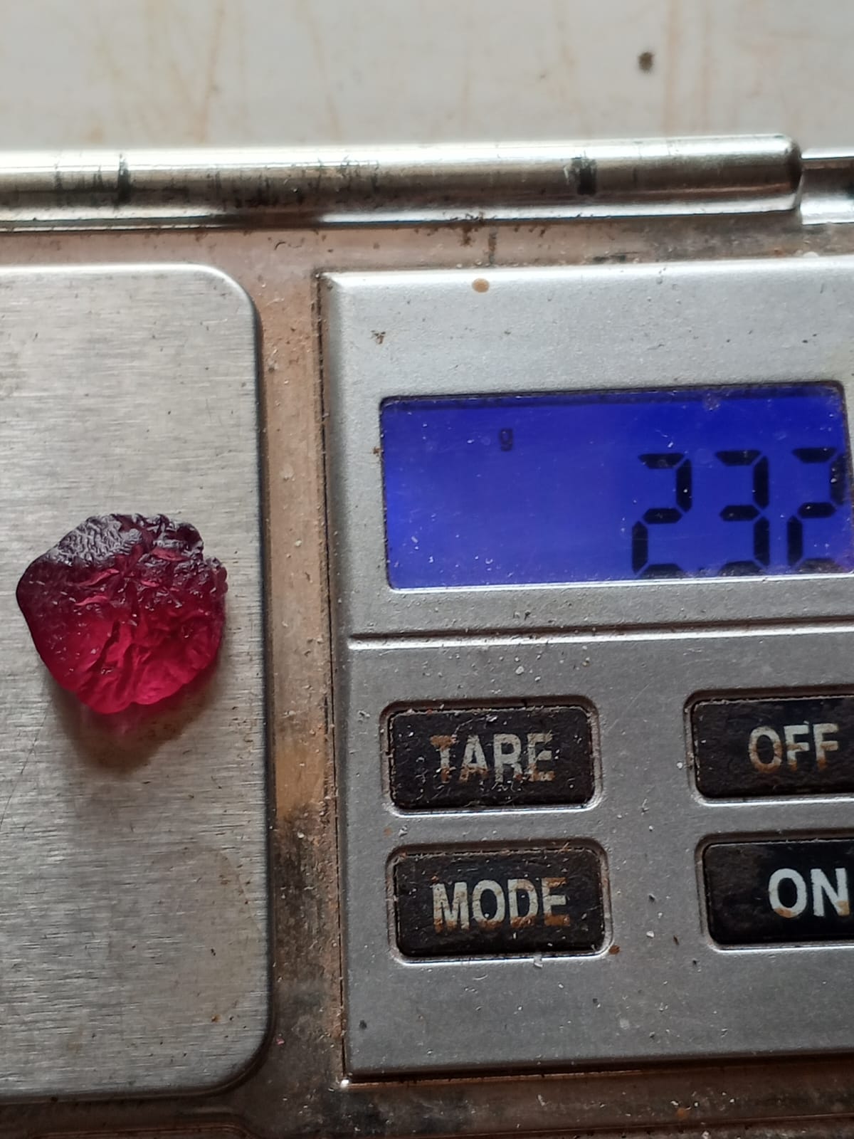 Natural Rose Garnet Rough – 39.58 g – Tanzania Origin - Image 4