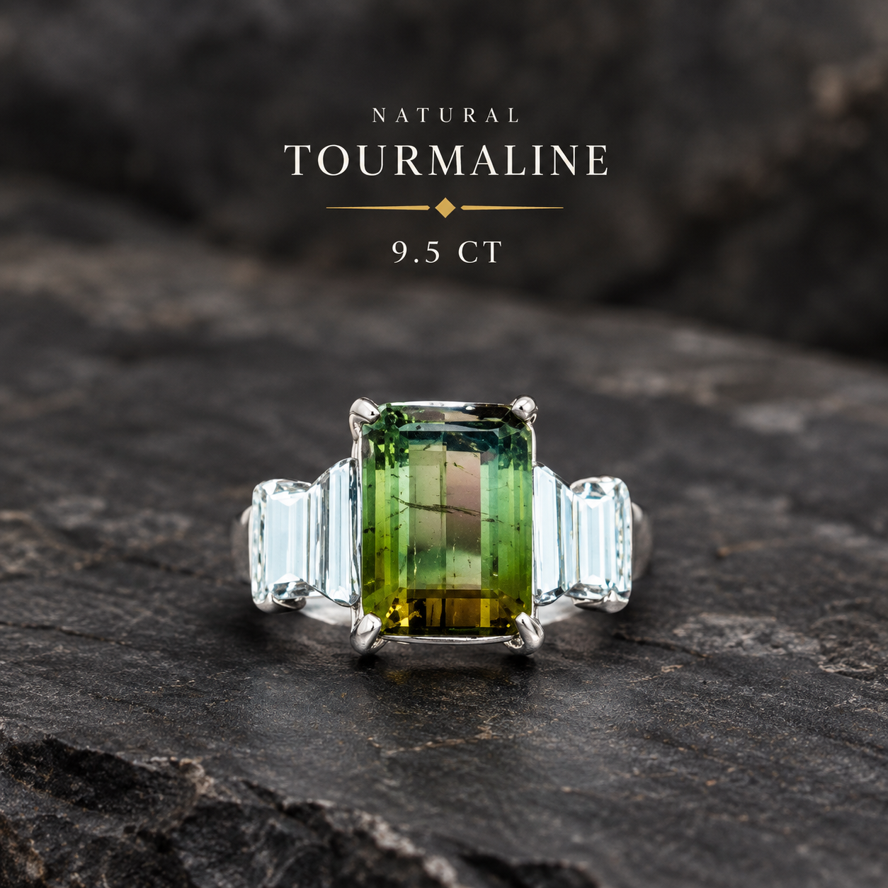9.5 Carat natural Tourmaline