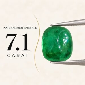 7.1 Carat Natural Swat Emerald